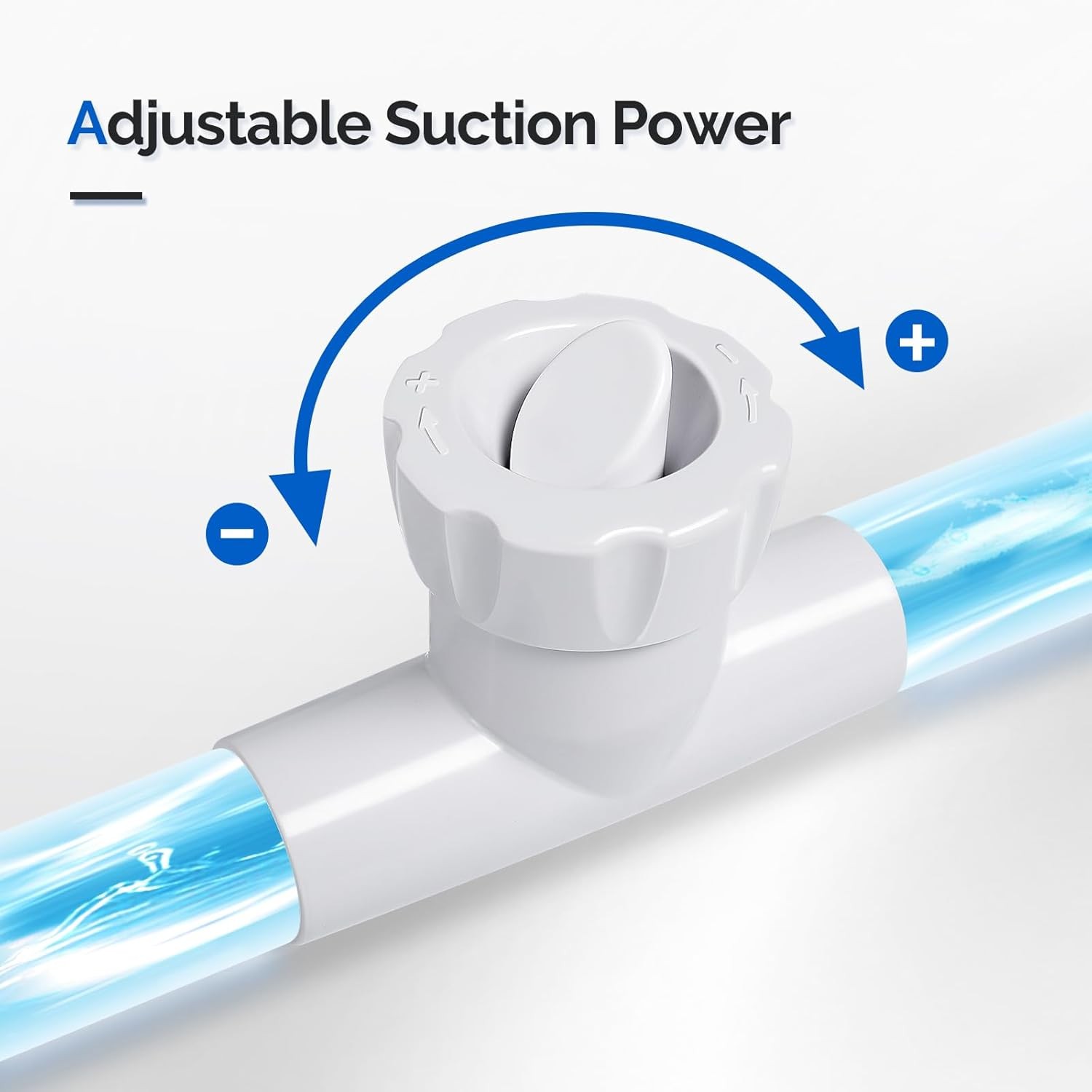 Automatic Suction-Side Pool Vacuum Cleaner, Wall-Climbing for Inground Pools