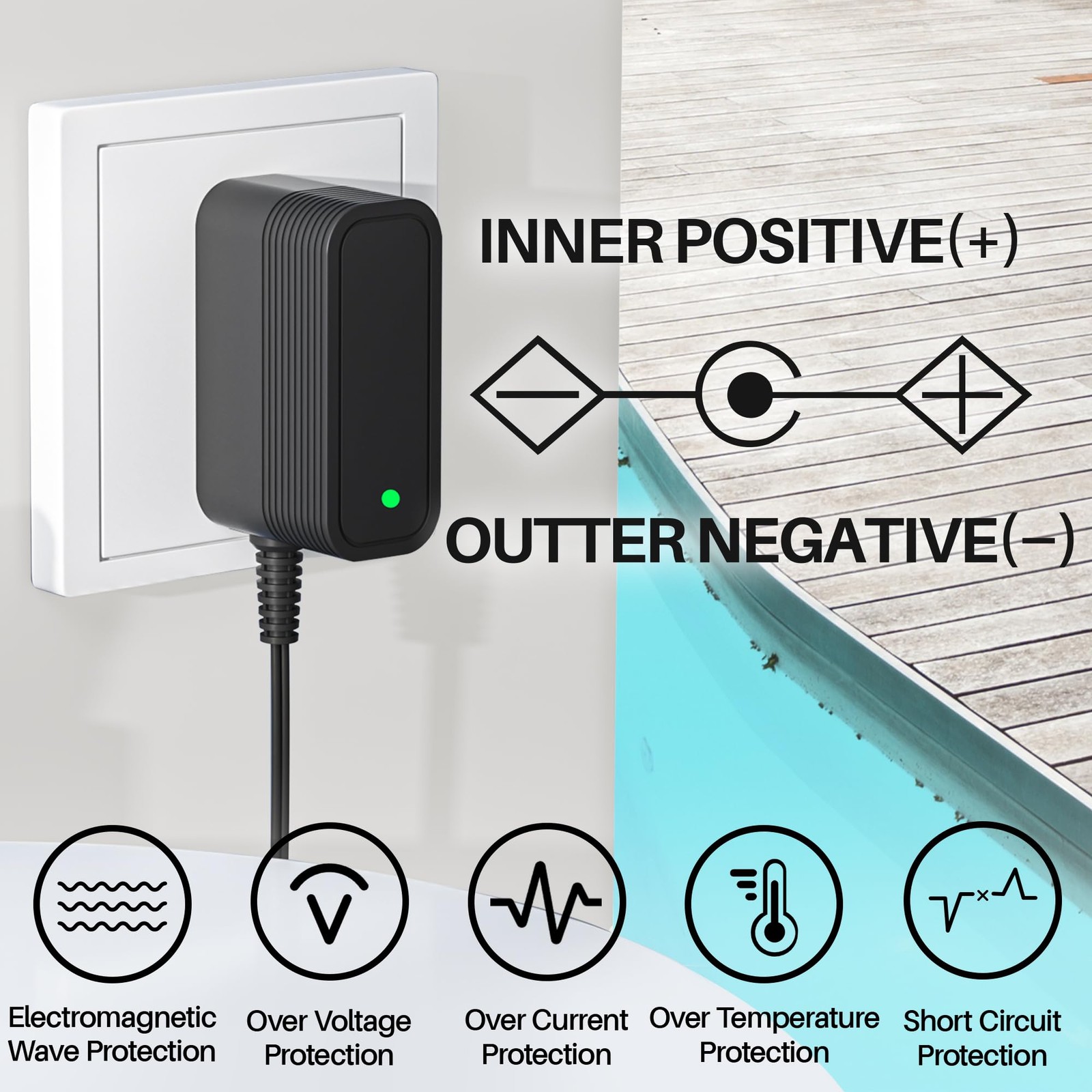 12.6V Charger for Aiper Seagull Pool Vacuum 600 800 800B SE 1000 1500 P1111 H…