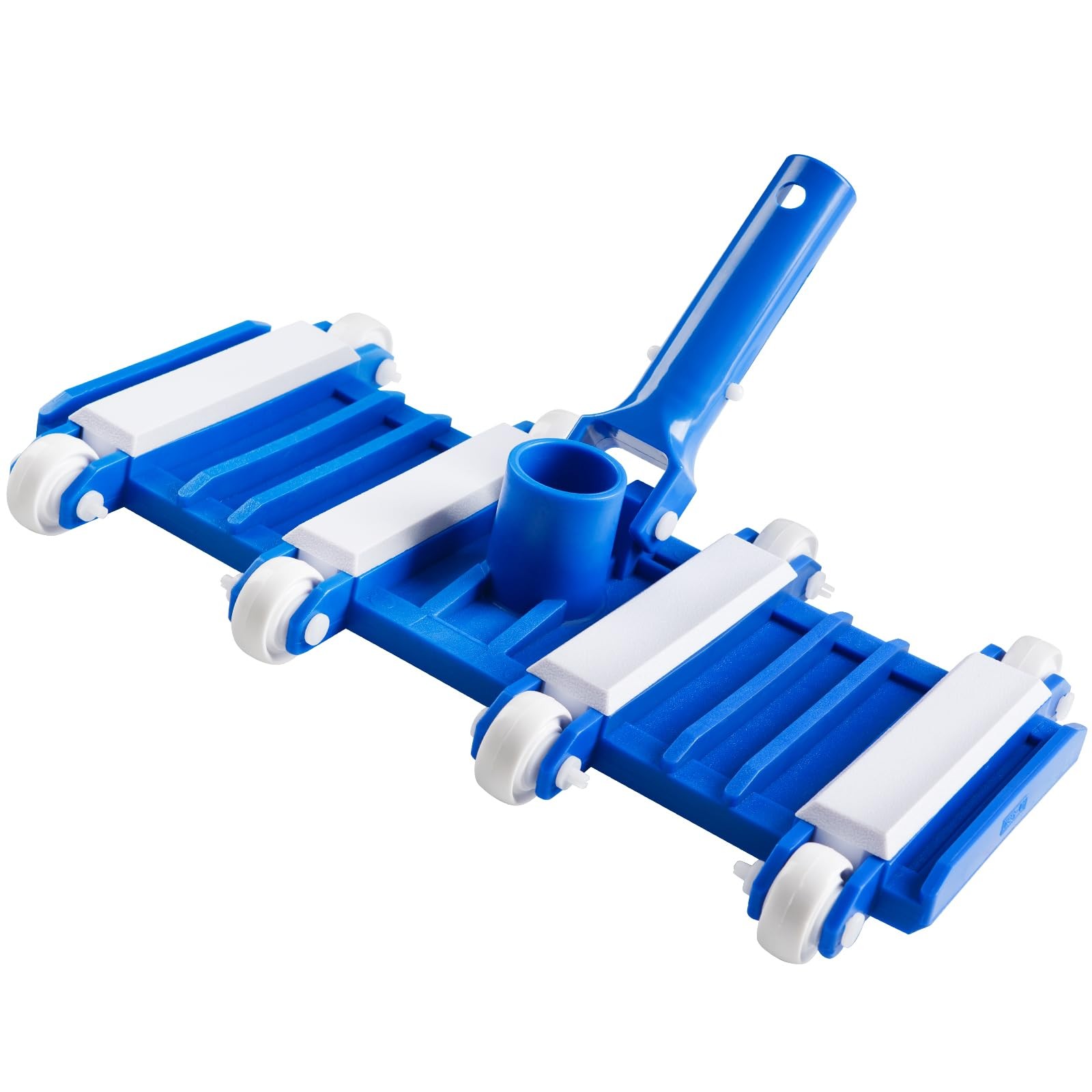 14 Inch Pool Vacuum Head with Wheels Flexible Heavy Duty Inground Pool Cleaner