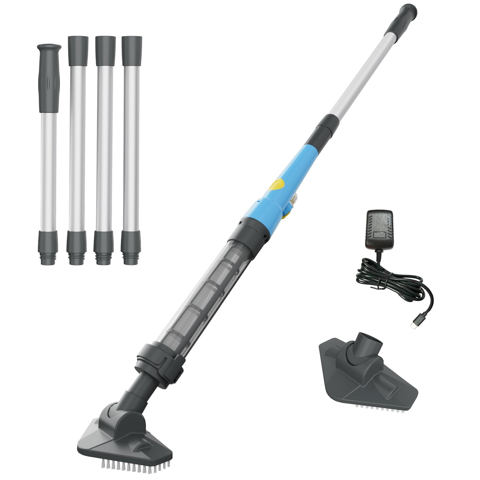 Hushlight Cordless Pool Vacuum, Handheld Hot Tub Cleaner | Powerful handheld …