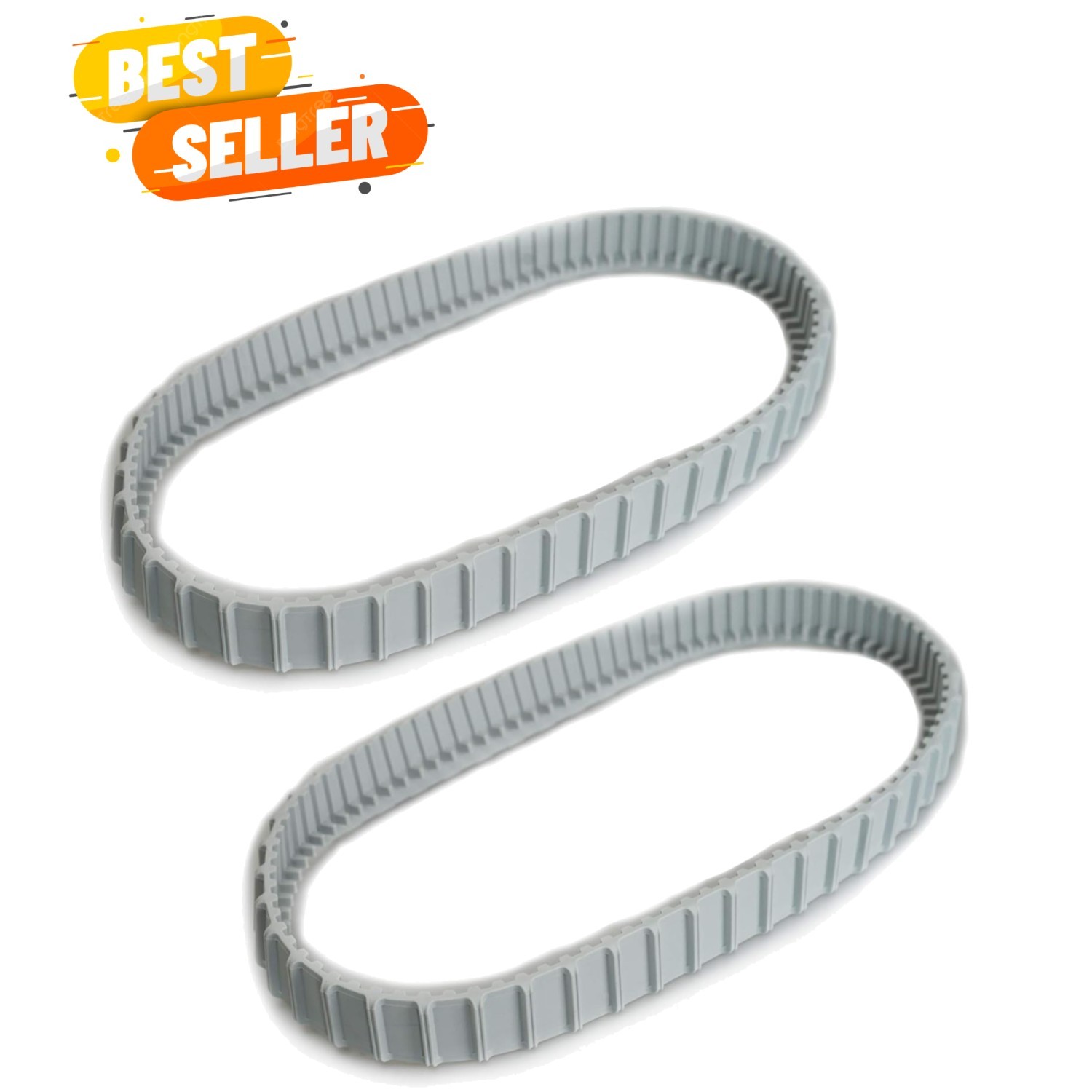 2-Pack Replacement Gray Tracks for Maytronics Dolphin Pool Cleaners, 9983152-R2