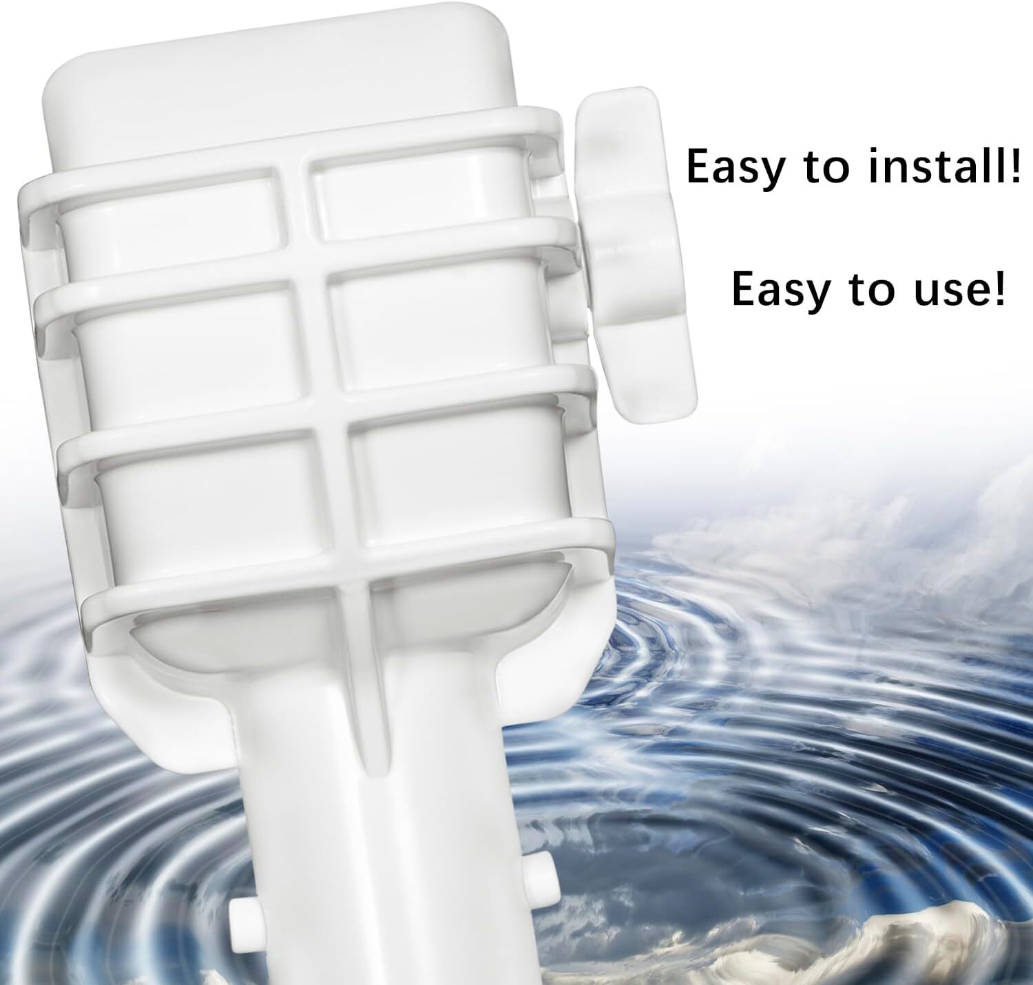 Tablet Holder Tab Holder with EZ-Clip Handle for Swimming Pool Maintenance