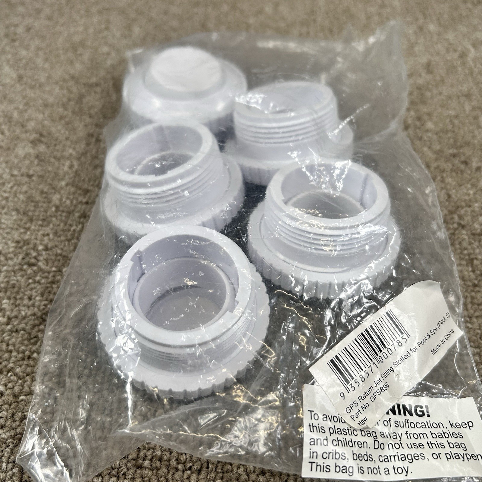 Pool Spa Return Jet Fitting Slotted Opening 1-1/2″ Fit Hayward 5 pack SP1419A