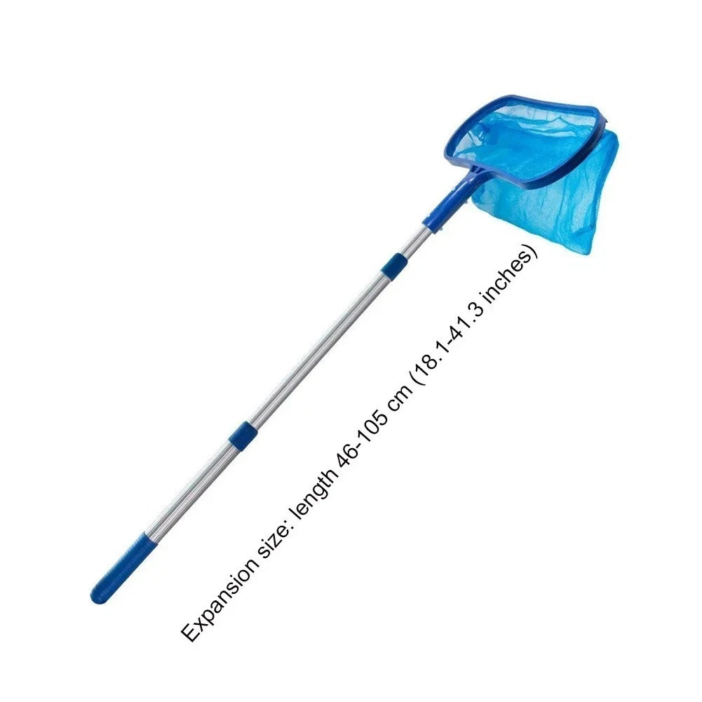 Heavy Duty Pool Skimmer Leaf Rake Net Cleaning Swimming Pool Fine Mesh Netting