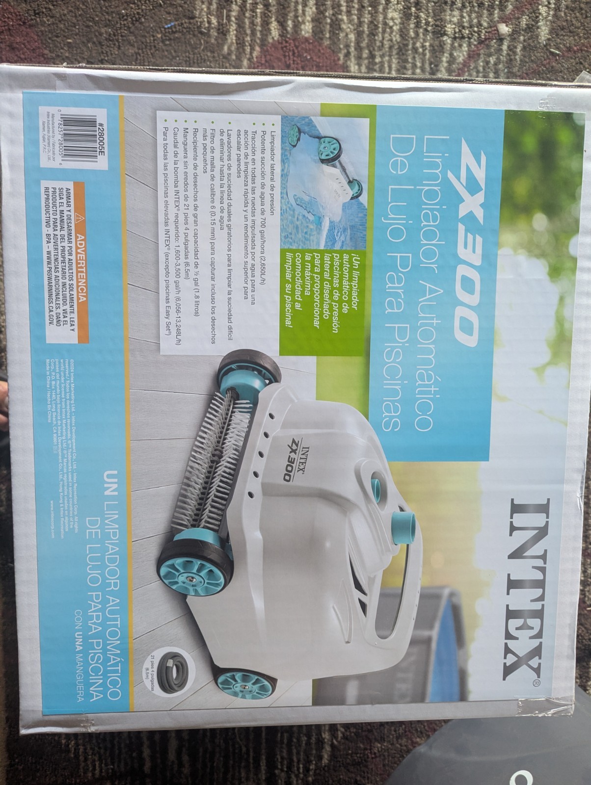 Intex 28005E Swimming Pool Floor and Wall Cleaner Robot Vacuum