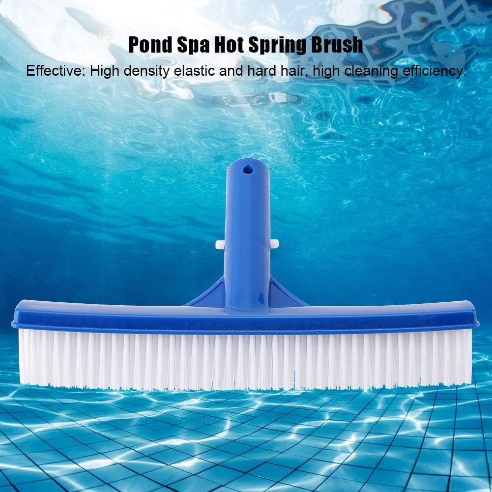 10in Swimming Pool Brush, Plastic Swimming Pool Brush Dirt Moss Pond Spa Hot Spr