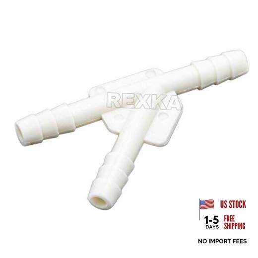 Rexka 15pcs 3 Way Vacuum Y Hose Connector 3/16″ X 3/16″ X 3/16″ for GM Ford