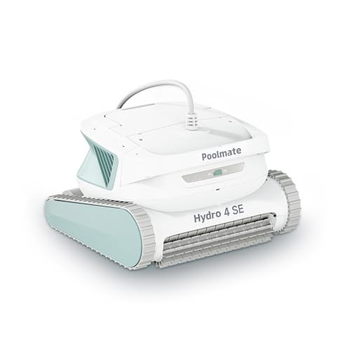 Hydro 4SE Robotic Pool Cleaner, Wired Automatic Pool Vacuum with Wall & GREEN