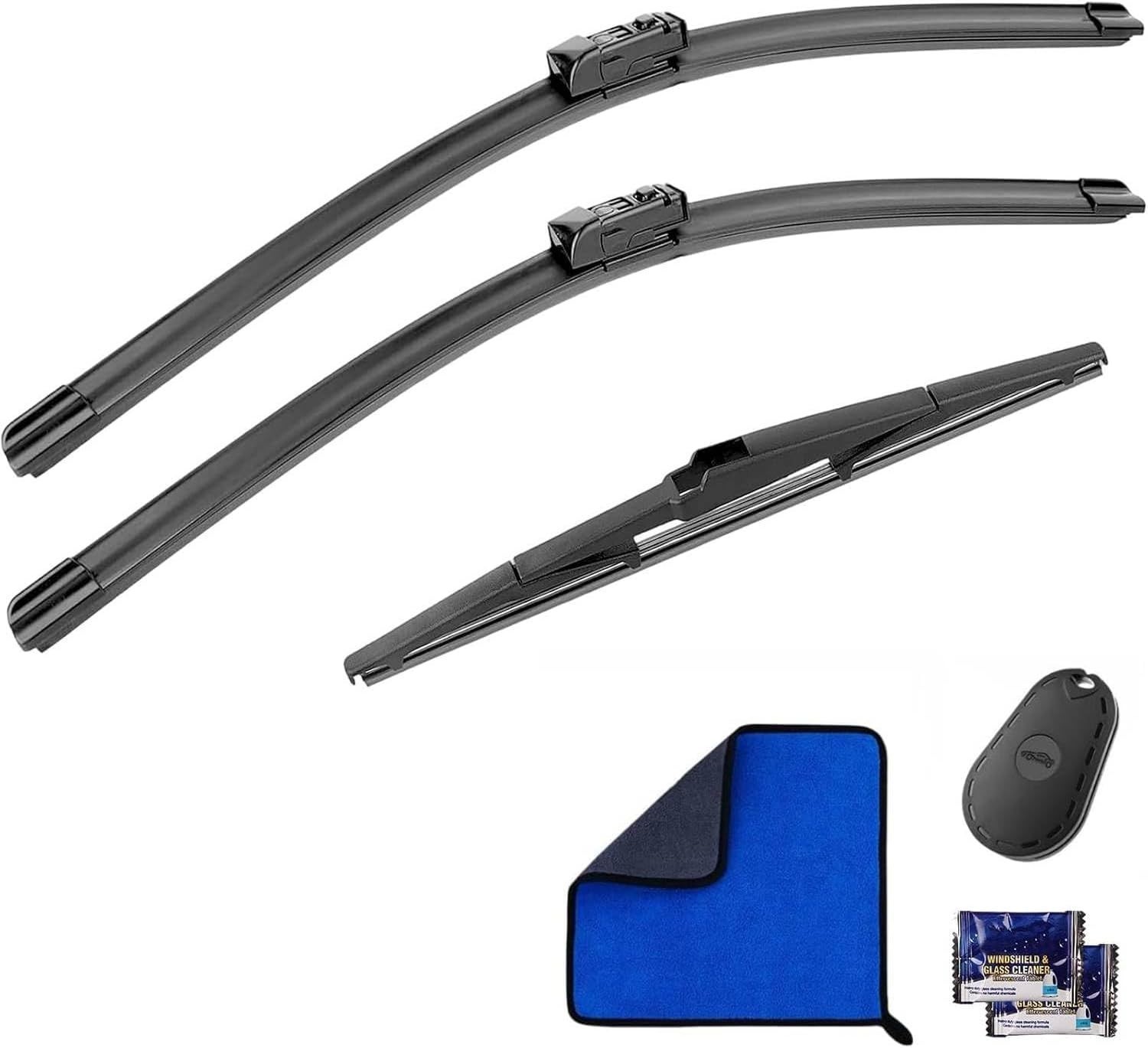 24″ 18″ 14″ Wiper Blades Set for Mazda CX5 2017-2025/ CX9 2017-2023, Exact OEM