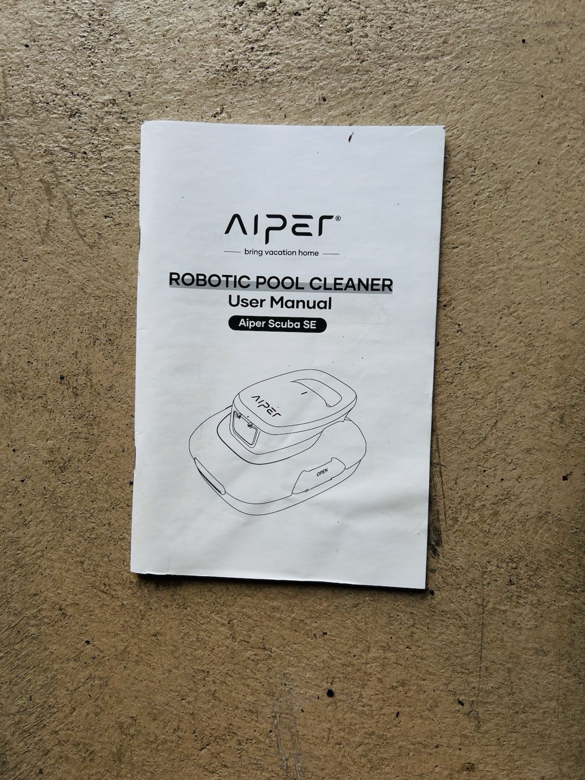 Aiper Scuba SE Cordless Pool Vacuum Robotic Cleaner for Flat Above Ground Pools
