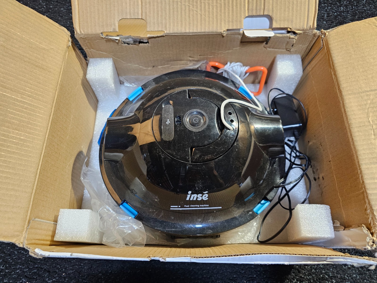 INSE Y10 Cordless Robotic Automatic Pool Vacuum for for Above/In-Ground Pool
