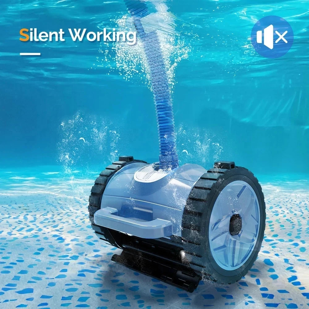 2025 Upgrade Automatic Pool Vacuum Cleaner Wall-Climbing Suction Side