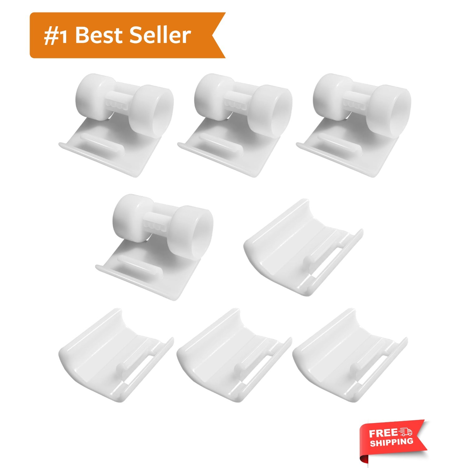 Durable Front Skirt with Rollers for Enhanced Pool Cleaner Efficiency – White