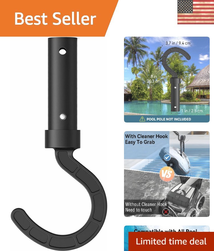 Universal Robotic Pool Cleaner Hook – Adjustable for Modern Cleaning Efficiency