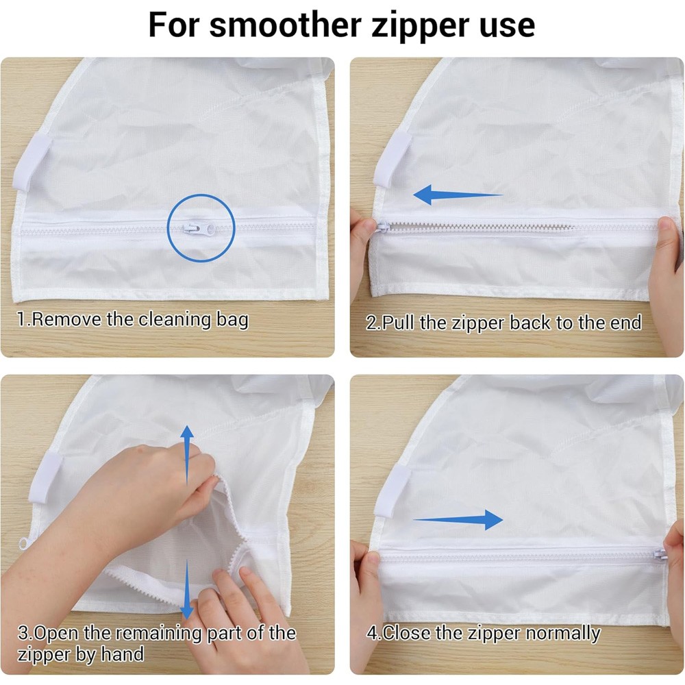 2/4 Pack Pool Cleaner Bags for Polaris 280 & 480 Replacement K13 K16