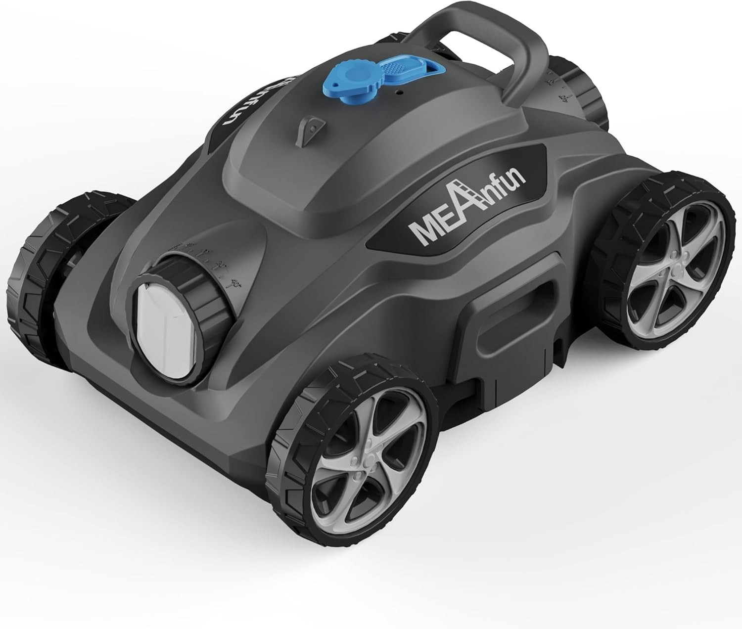 CORDLESS BLUE ROBOTIC POOL CLEANER Meanfun MF-PC01 GRAY NEW