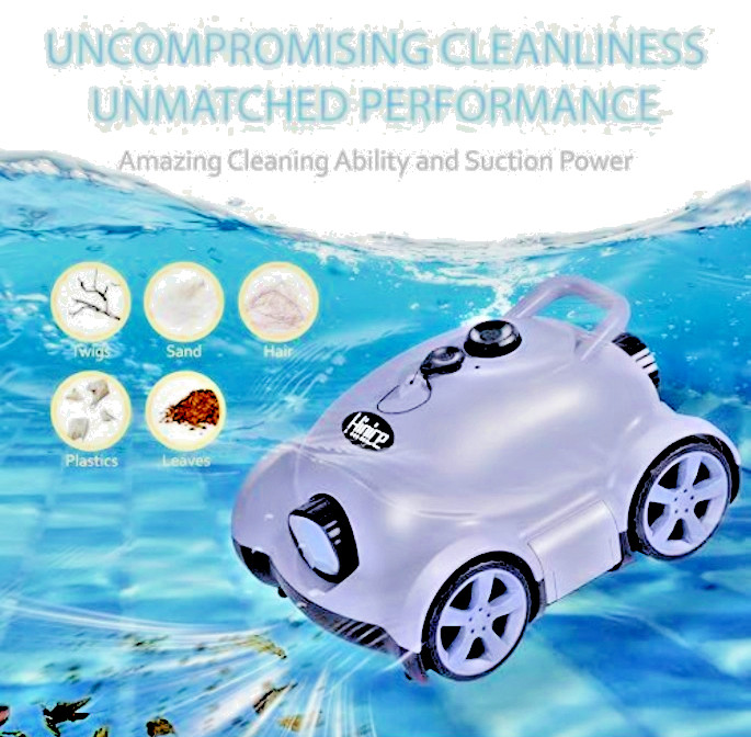 Automatic Pool Vacuum Cleaner Robot Hinice Self-Directed Sweeping + Suction