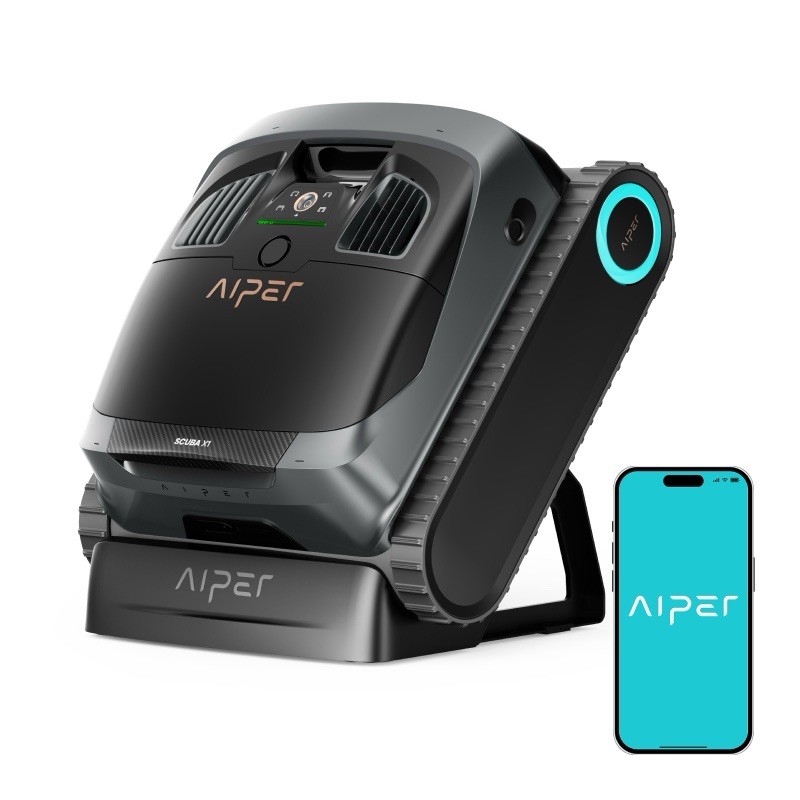 AIPER Scuba X1 Cordless Robotic Pool Cleaner 6600 GPH High-Power Suction – NEW