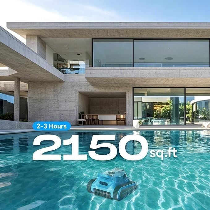 2026 Seauto 3H Cordless Robotic Pool Vacuum Cleaner Wall Climbing, App Support