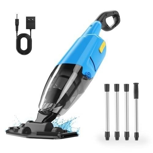 Handheld Pool Vacuum For Inground & Above Ground Pools 15 Gpm Cordless Cleaner