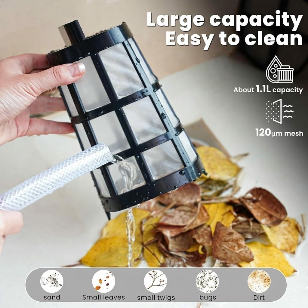 Cordless Pool Vacuum for Above Ground Pool Handheld Pool Cleaner Rechargeable
