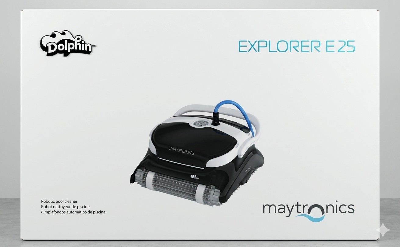 Maytronics Dolphin Explorer E25 Wi-Fi Robotic Pool Cleaner Vacuum In-Ground 50FT