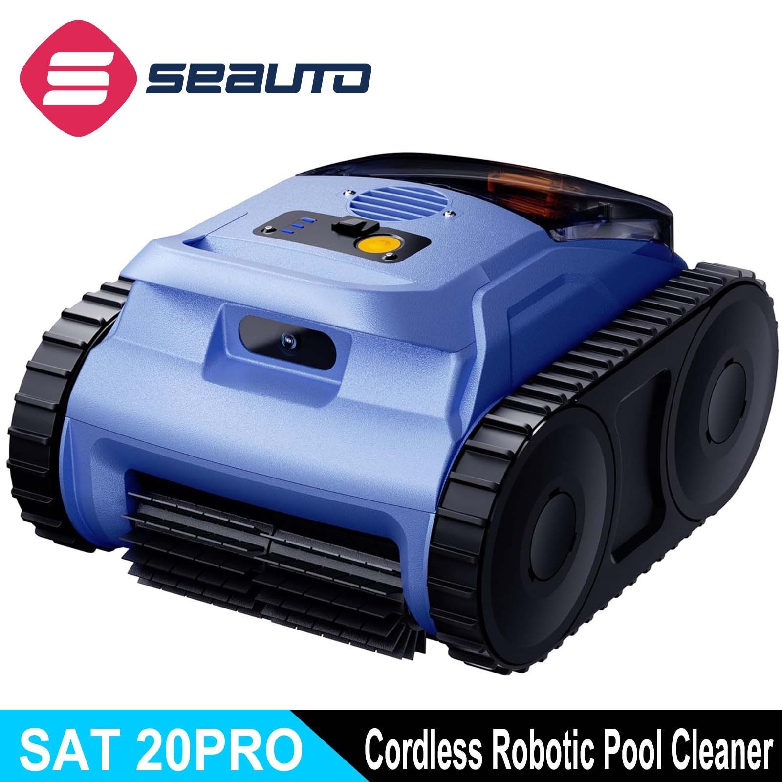 SEAUTO SAT20PRO Cordless Robotic Pool Vacuum Floor Wall Waterline Pool Cleaner