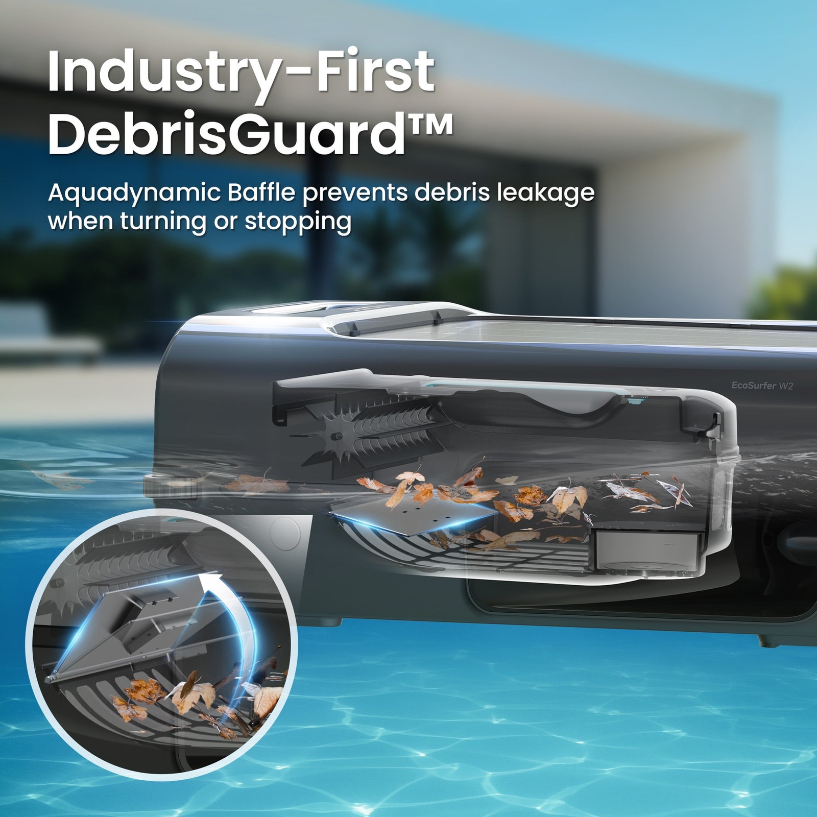 Aiper EcoSurfer W2 Cordless Robotic Pool Skimmer