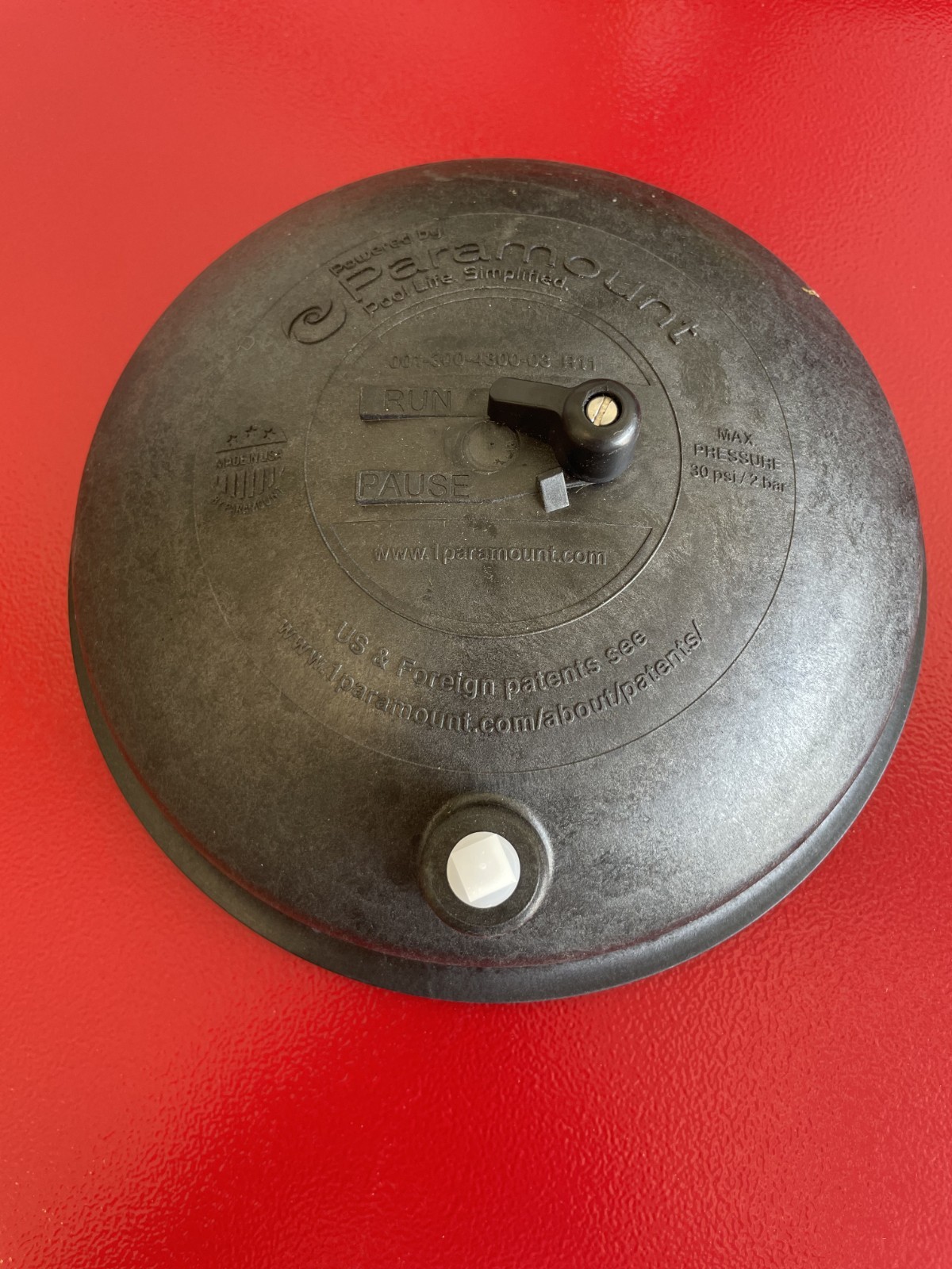 Paramount 005302430003 Replacement Complete Dome Lid with PSI Gauge, Black