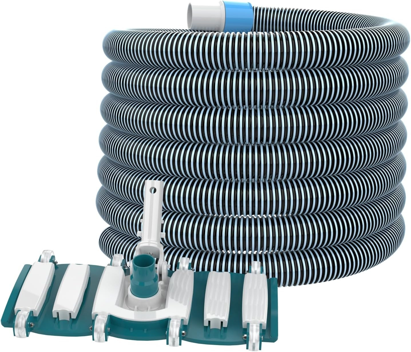 Professional 1-1/2-Inch X 40-Feet Swimming Pool Vacuum Hoses and Weighted Rotata