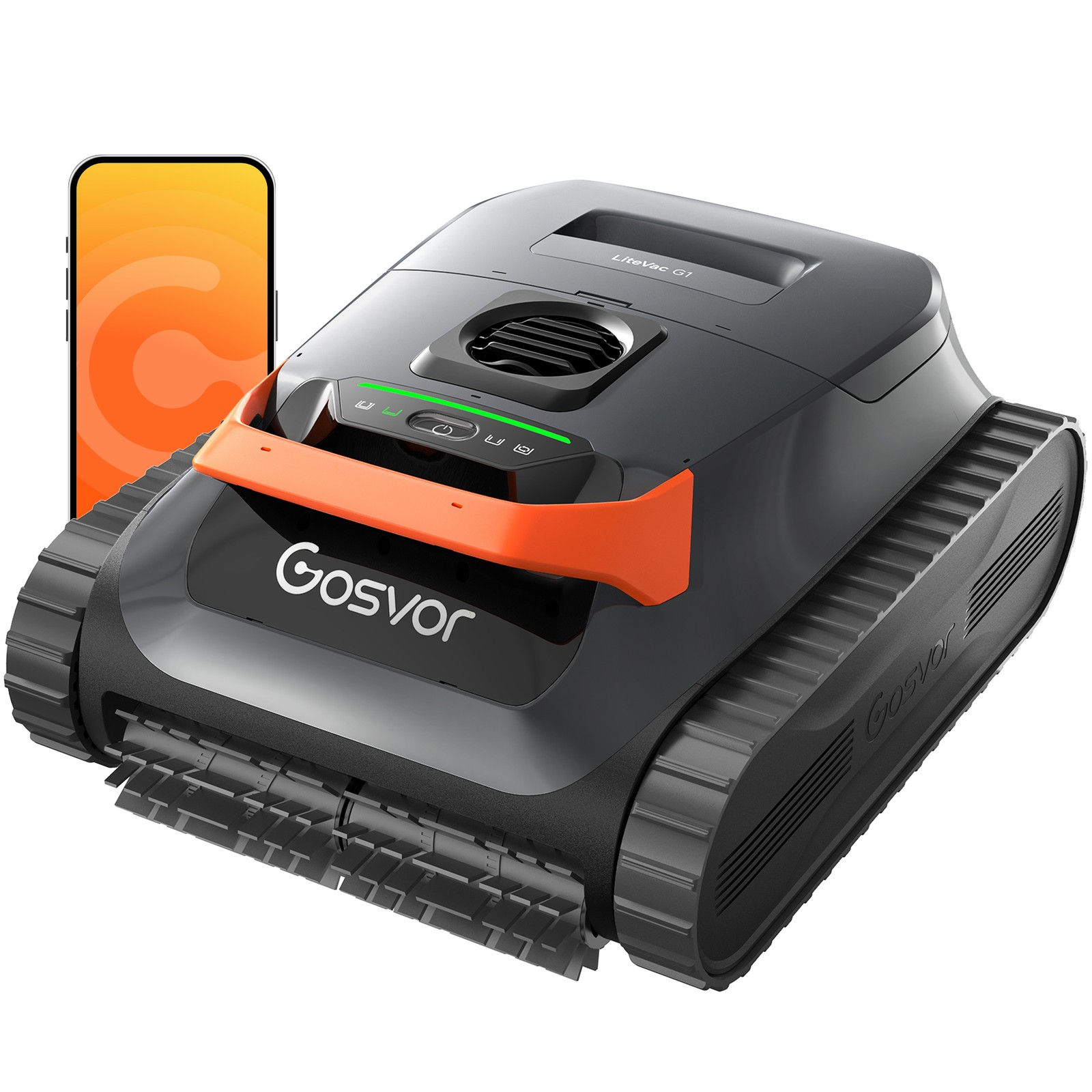 Gosvor Pool cleaner robot,150-Min Battery Life for Smart Mode,with APP LiteVacG1