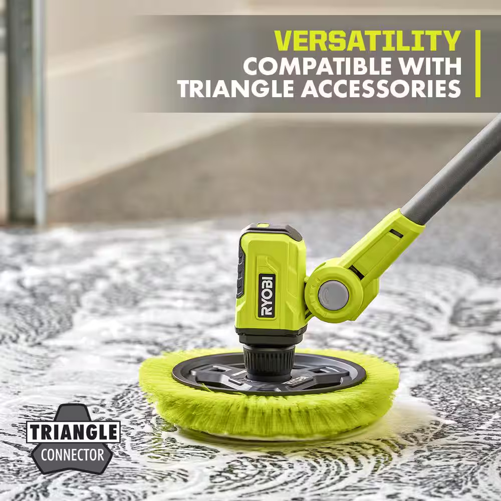 ONE+ 18V Cordless Telescoping Power Scrubber and ONE+ 18V Handheld Cordless Pool