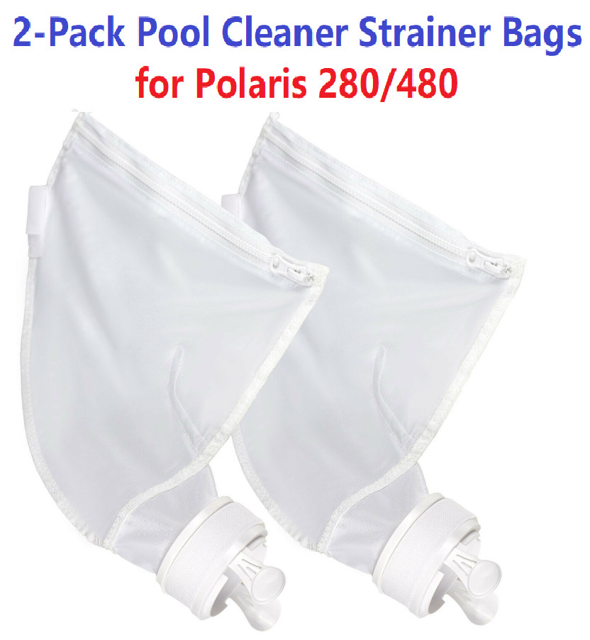 Polaris 280 Pool Cleaner Bag Parts Pool 480 Cleaner Bag OEM Strainer Bag 2-Pc