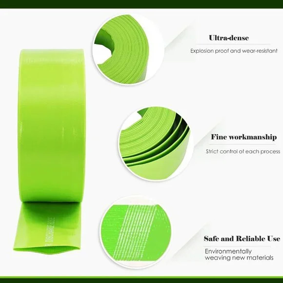 Swimming Pool Backwash Drain Hose Green 25 Feet X 3 1/16 Inch USA Seller
