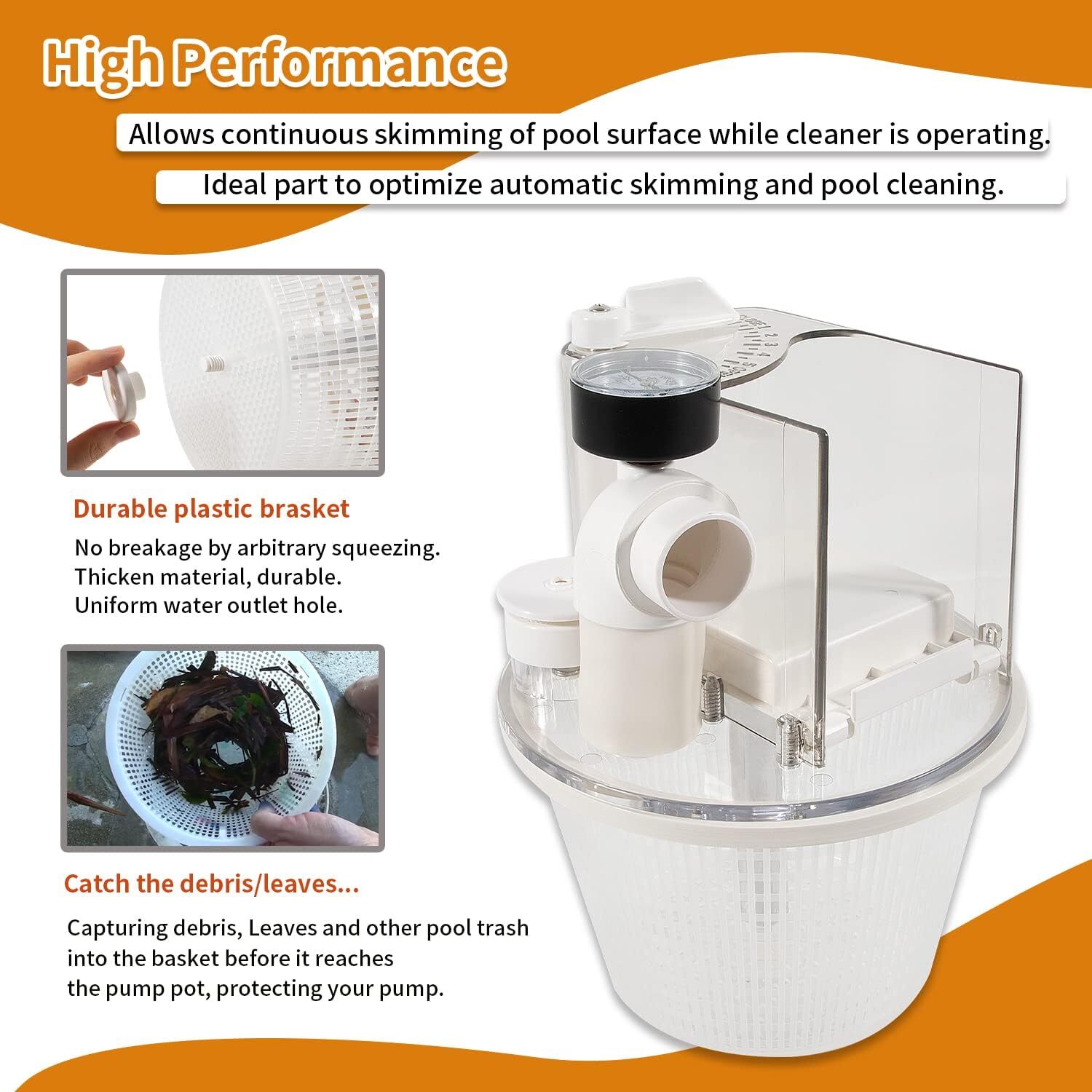 Replace for Pentair R211100 Vac-Mate Pool Cleaner Dispenser Box Vacuum Skimmer