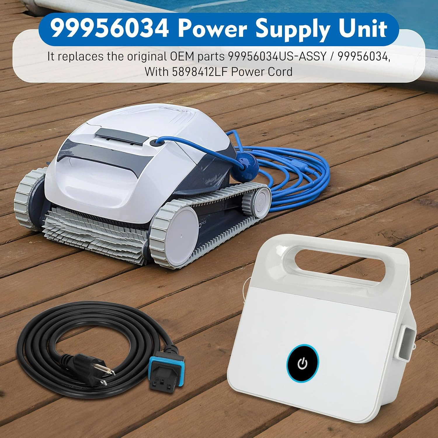 99956034 Power Supply Unit with 5898412LF Power Cord, IP54 Waterproof | Compatib