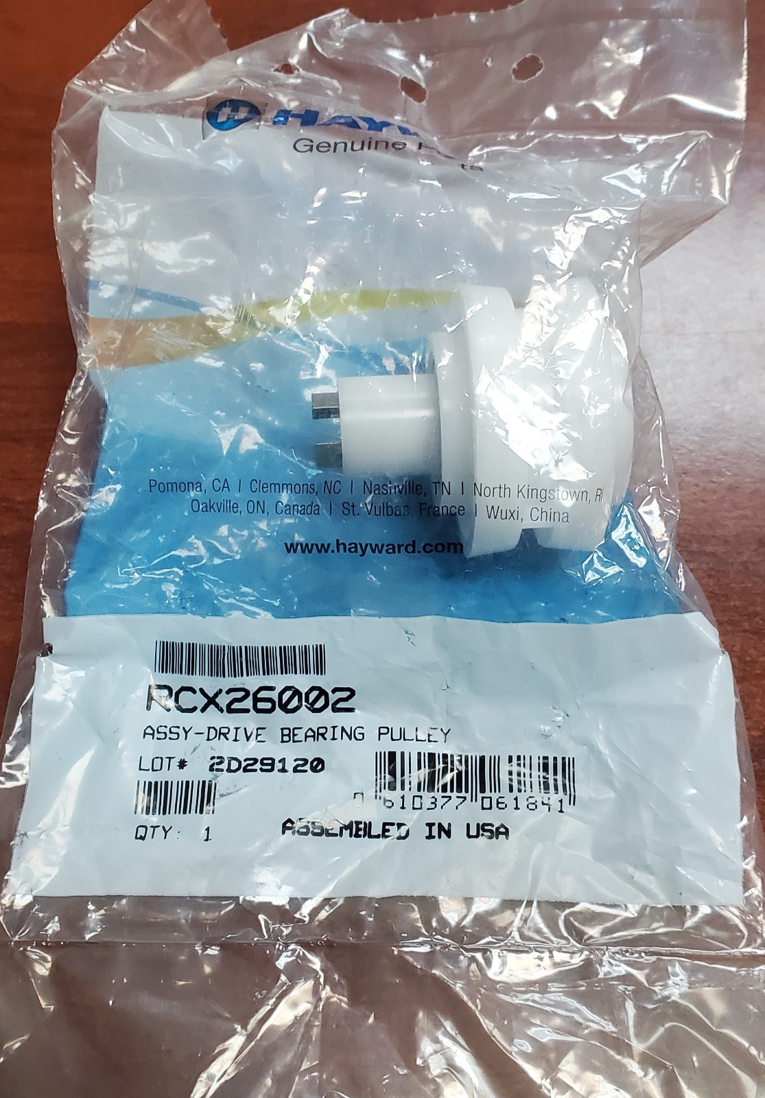 Brand New Hayward RCX26002 Drive Bearing Pulley Assembly for TigerShark (2 pack)