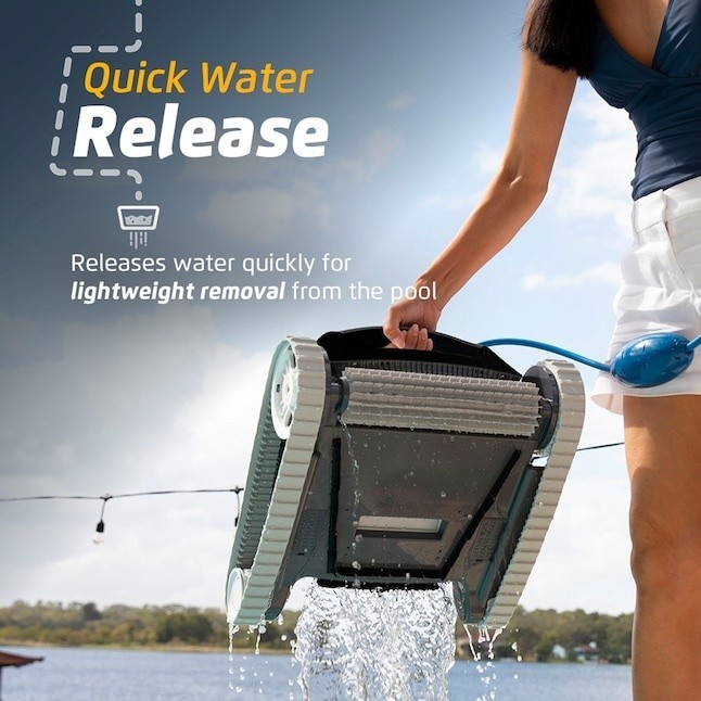 Dolphin Explorer E20 for Pools up to 33FT in Length 16-in Robotic Pool Vacuum
