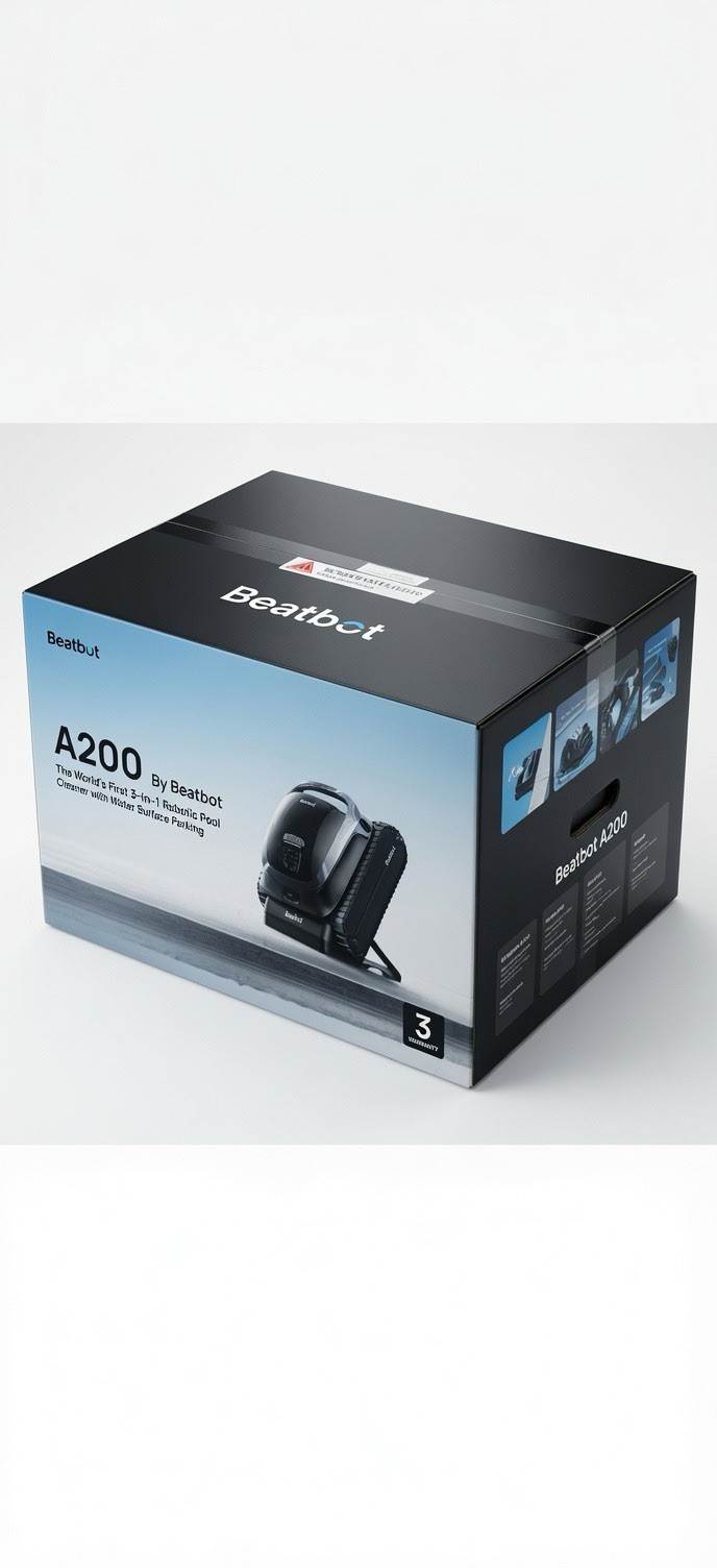 Beatbot A200 – 3-in-1 Robotic Pool Cleaner w/ Surface Parking….NEW!!