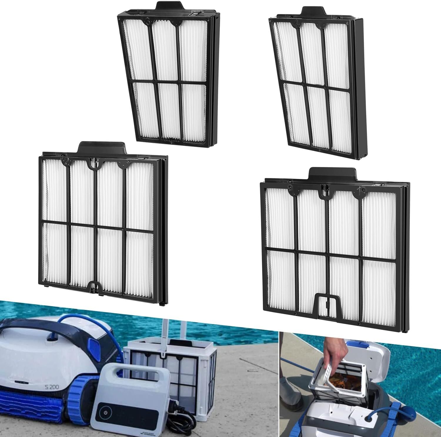 9991467-R4 Ultra Fine Filter Panels For Dolphin Active 20 30 40 60, E30 E50 E70