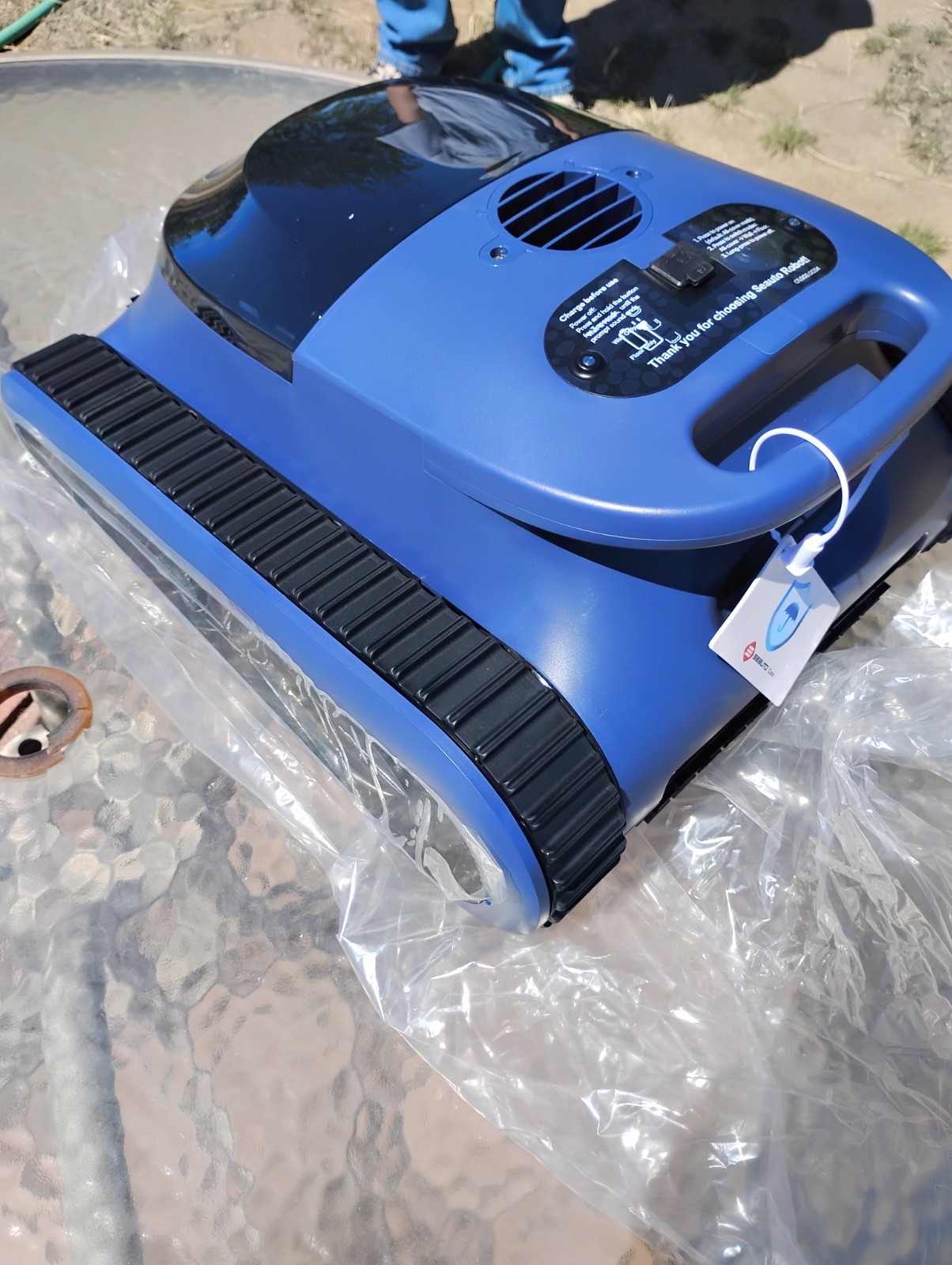 Cordless 3-in-1 Robotic Pool Cleaner for Inground Pools, 180Min Run Time (OpenBX
