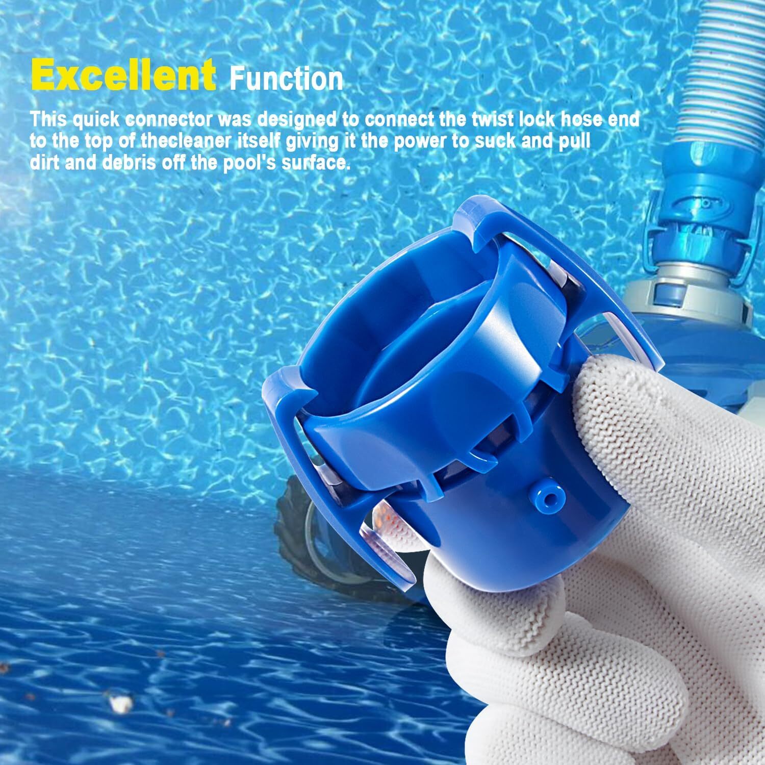 For Zodiac R0526900 Quick Connector fit Baracuda MX6 MX8 T5 Duo Suction Cleaner