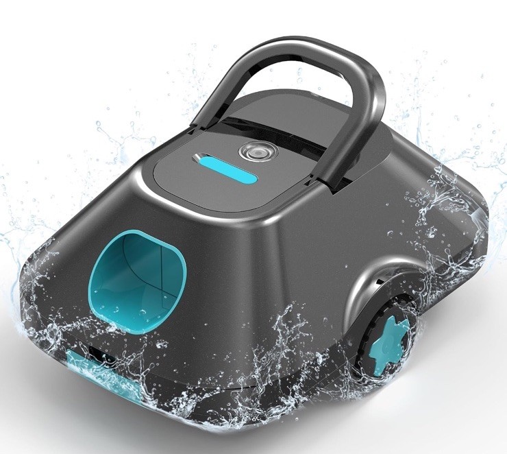 Cordless Robotic Pool Cleaner 210-Min Runtime for Above & In-Ground Pools