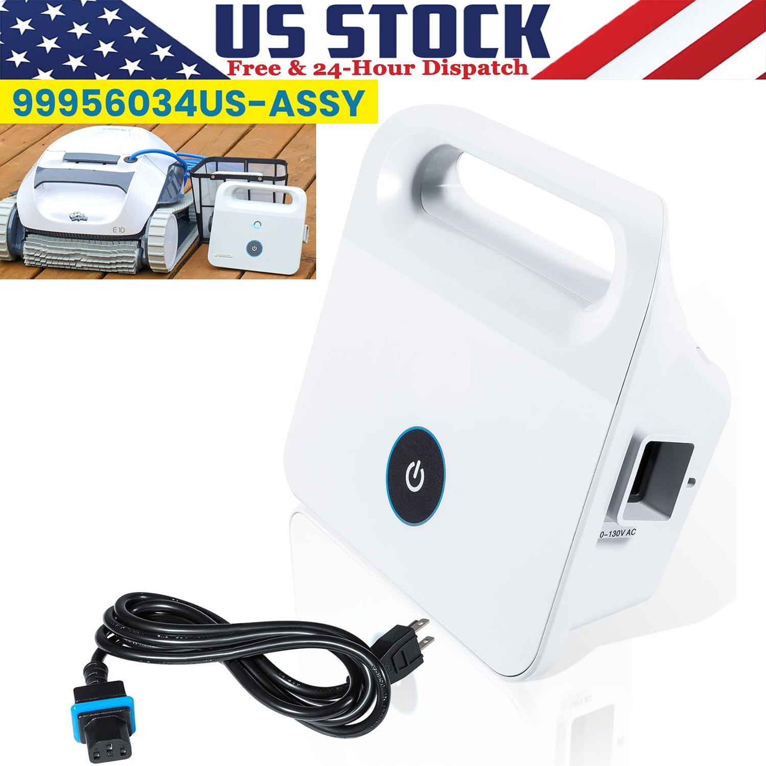 99956034 Power Supply Unit Fit Dolphin Robotic Pool Cleaner Active 10 Echo E10