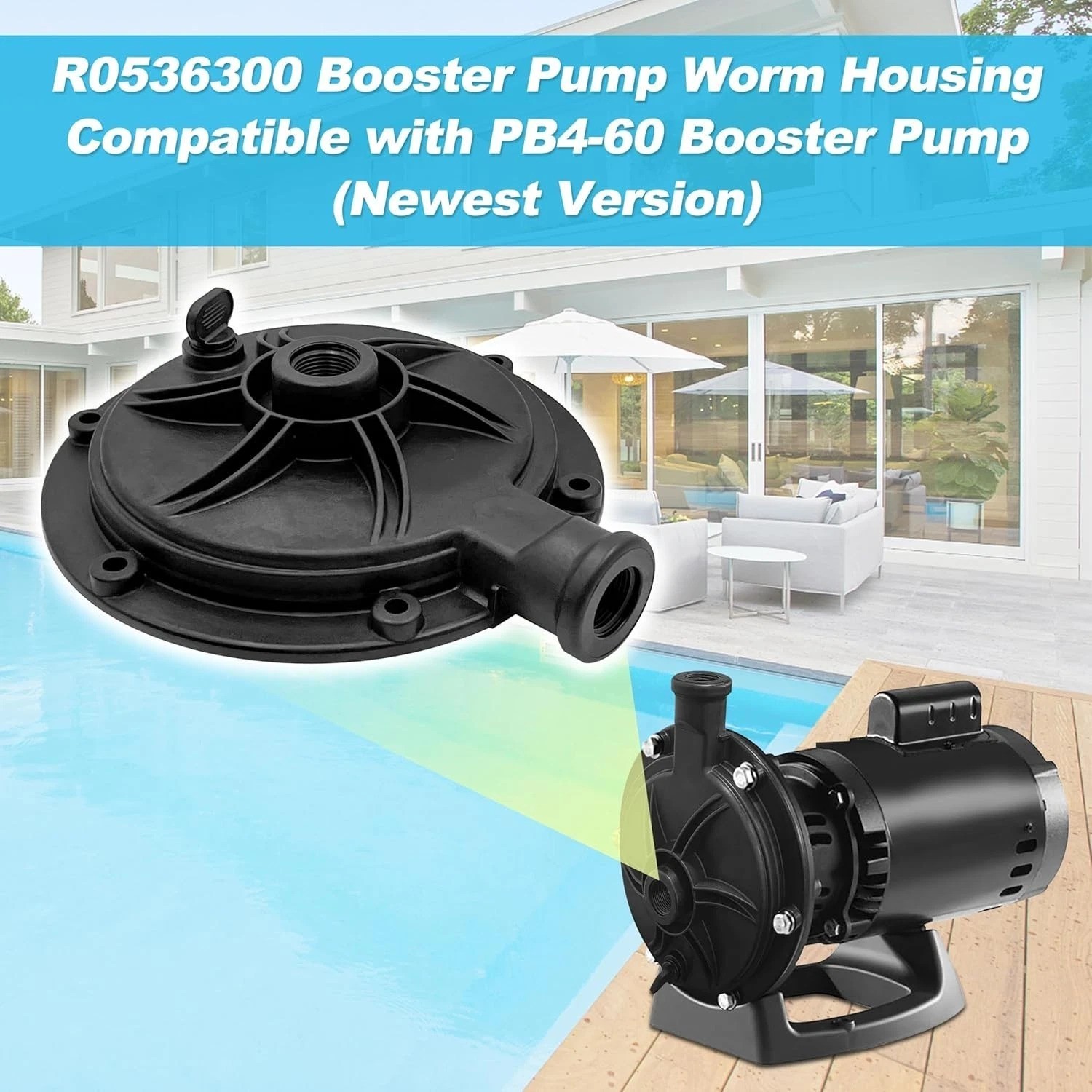 Easy Installation R0536300 Volute for Polaris PB4-60 – Reliable Pool Repair