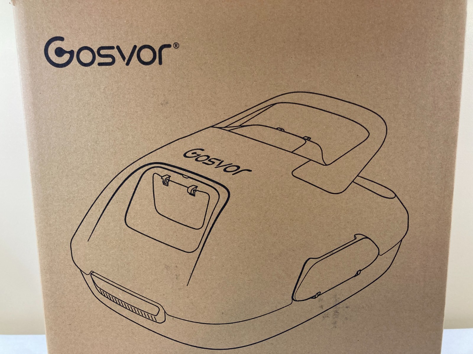 Brand New Open Box Gosvor Litevac 800 Cordless Pool Cleaner Self-Park 860 SqFt