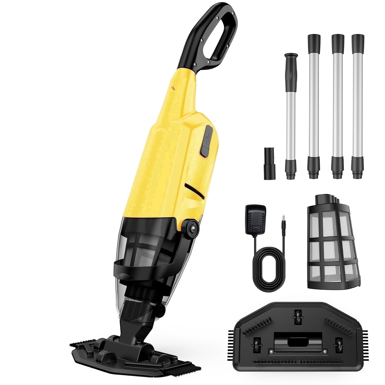 Efurden Cordless Handheld Pool Vacuum 60 Min Runtime Above Ground Spa Hot Tub