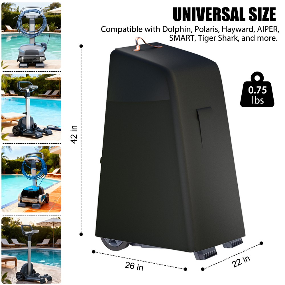 Outdoor Robotic Pool Cleaner Caddy Cover Protector for Dolphin Polaris Hayward