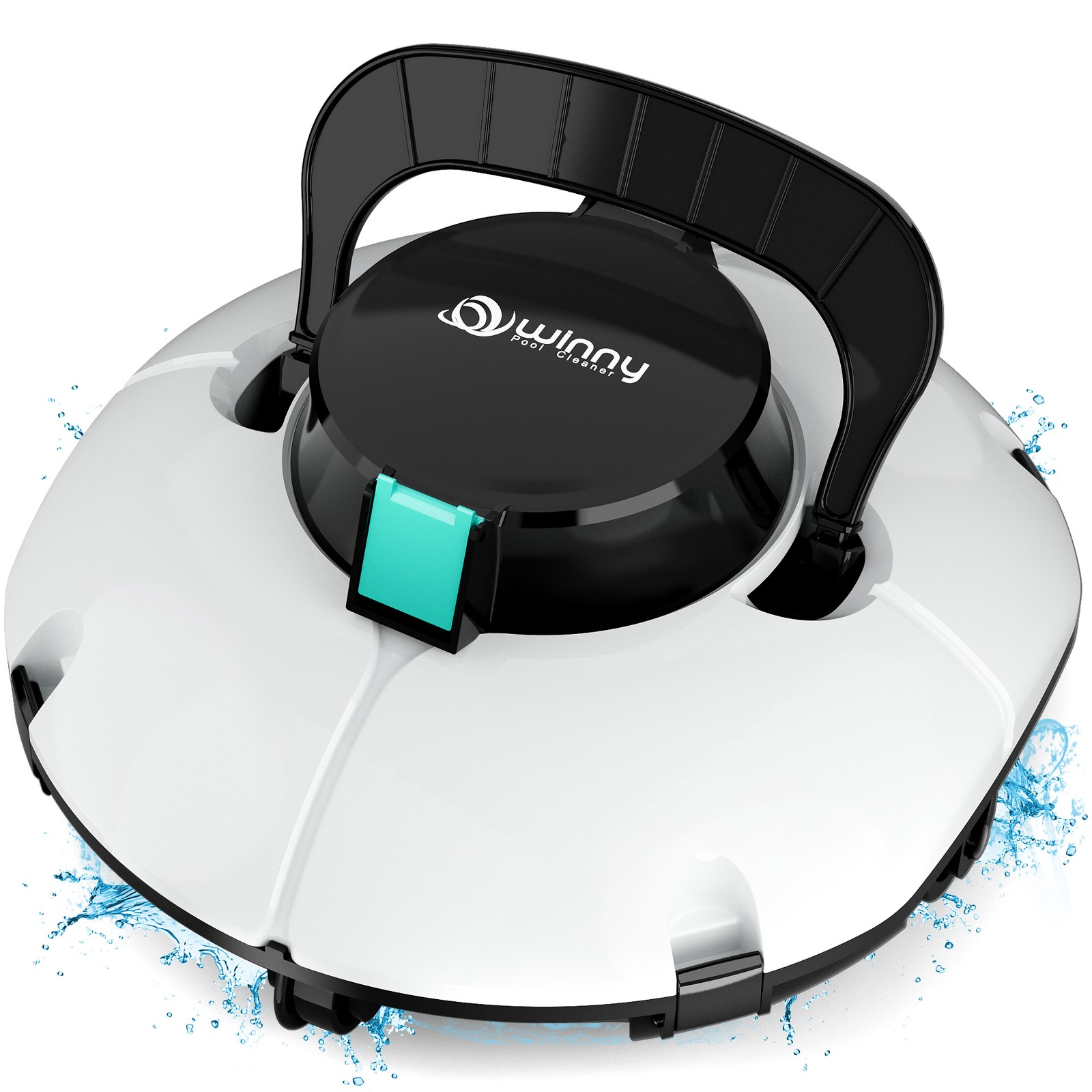 Winny Pool Cleaner Cordless Pool Vacuum Cleaner Robotic 80Mins in/above Ground