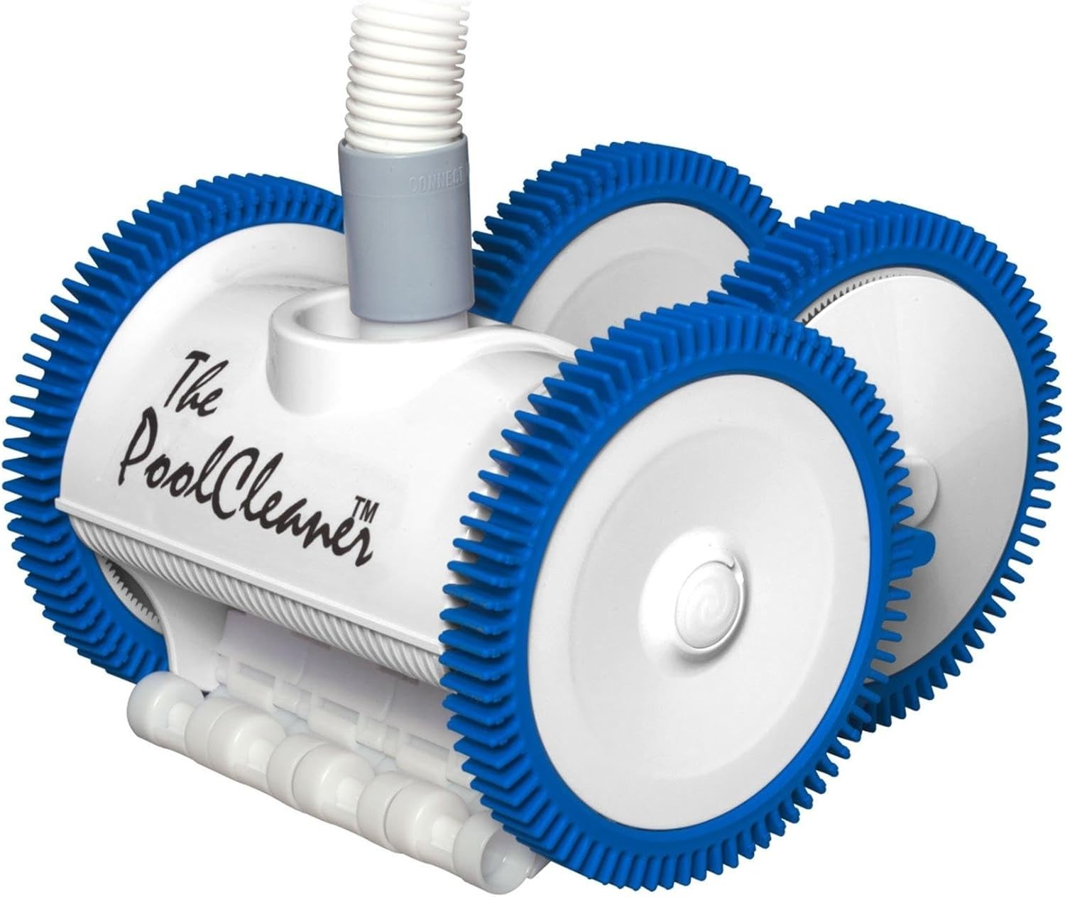 Poolvergnuegen 4-Wheel Suction Pool Cleaner for In-Ground Pools 20×40 ft